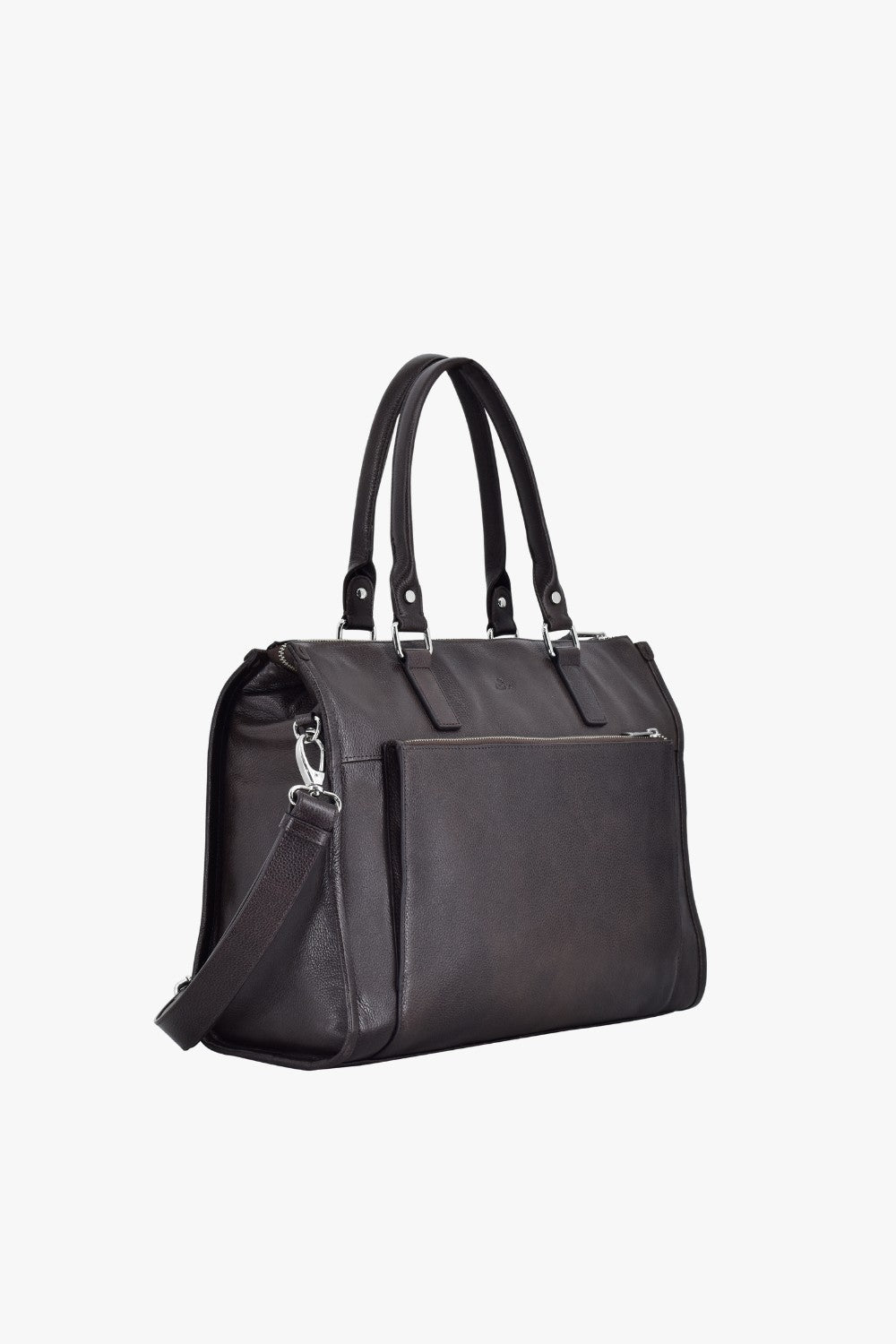 Napoli working bag Lulu 14¨ Dark brown – ADAX