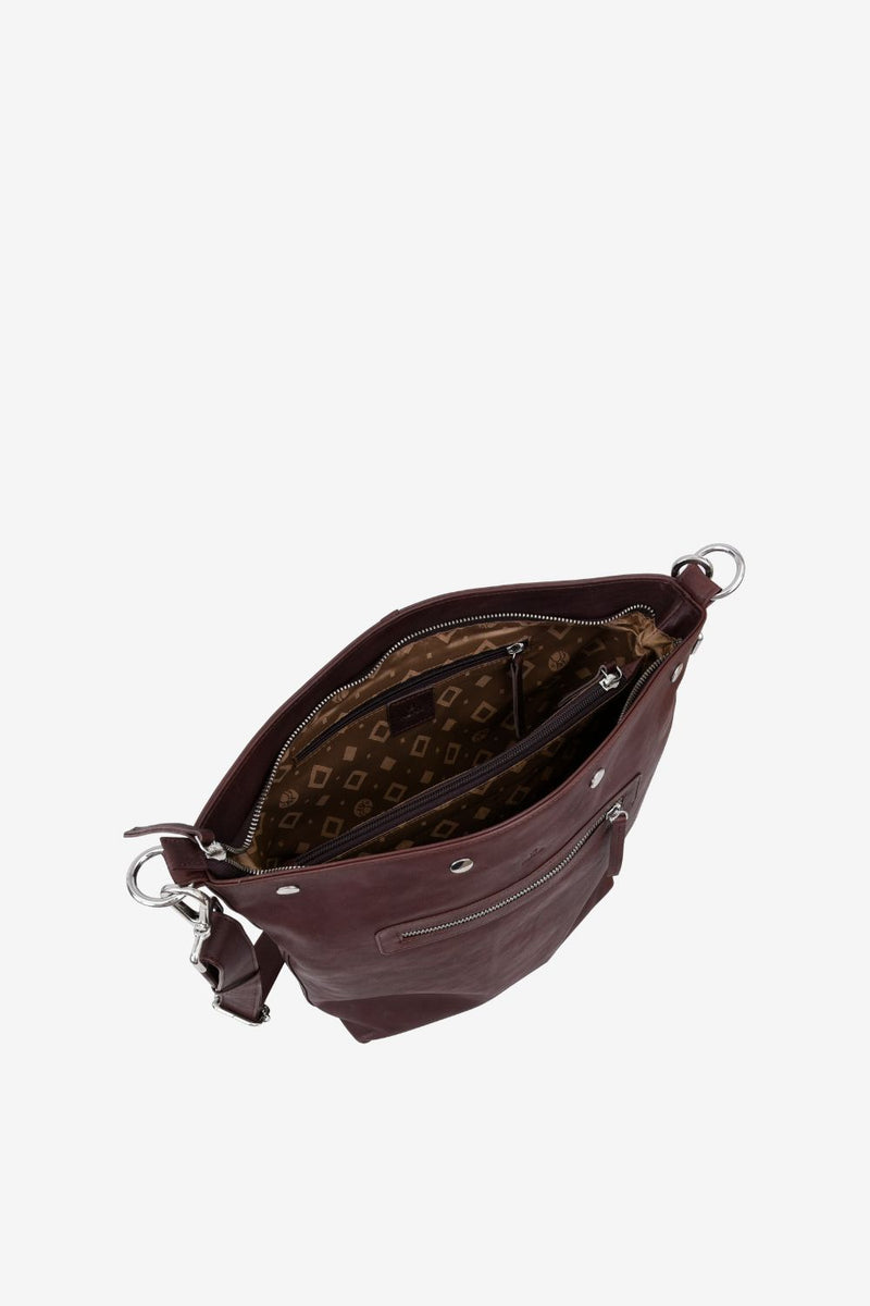 Ravenna shoulder bag Elina Dark brown