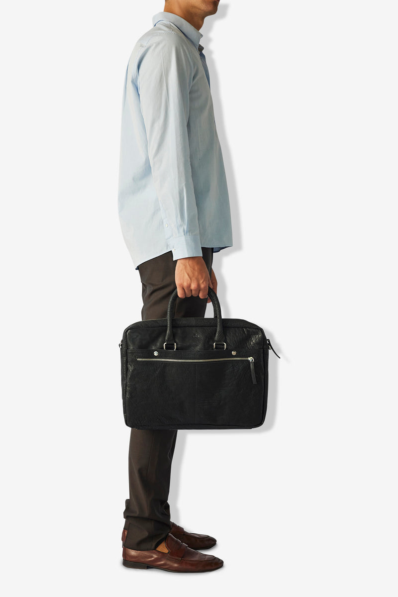 Bolzano briefcase Frankie Black