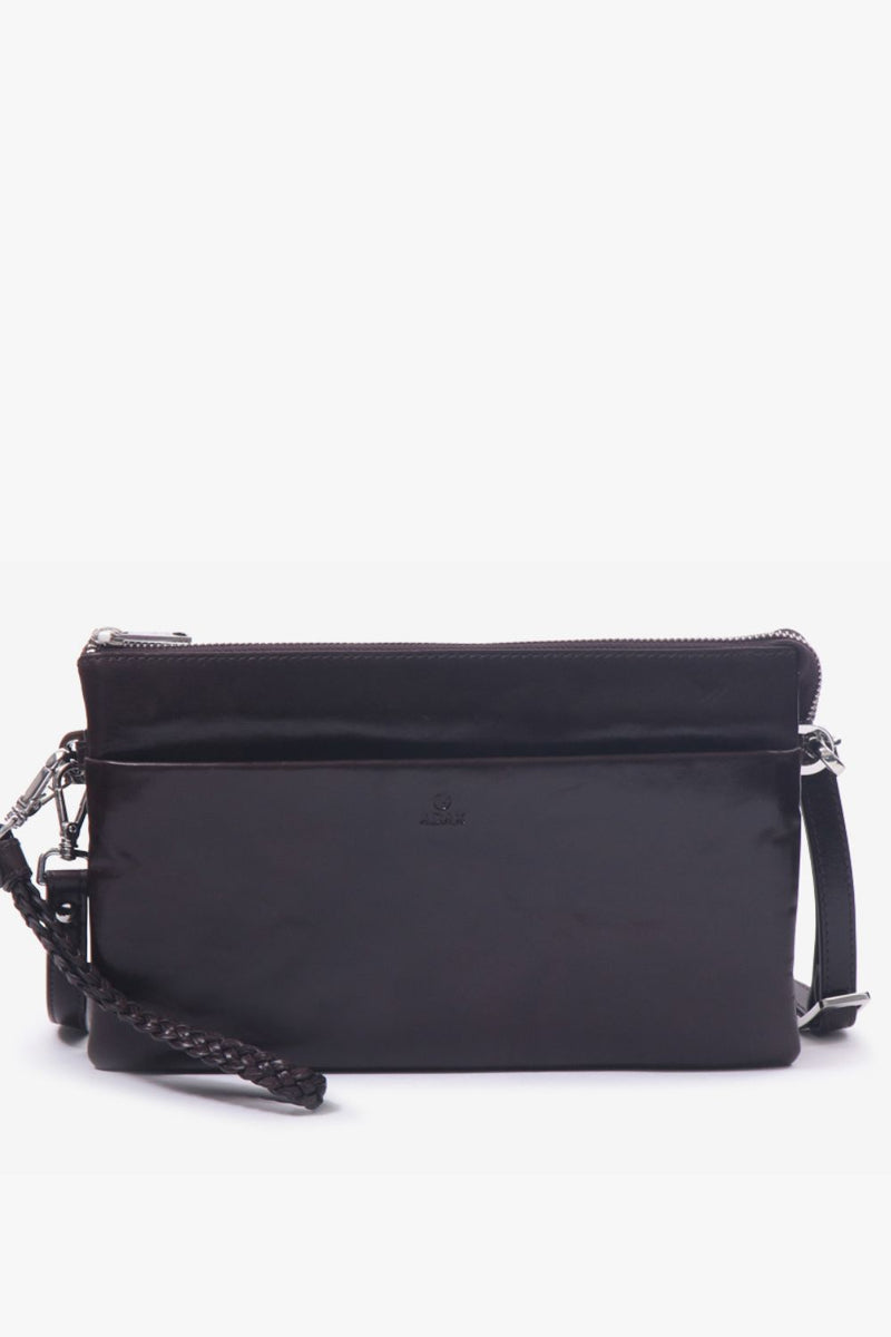 Salerno combi clutch Jasmina Dark brown