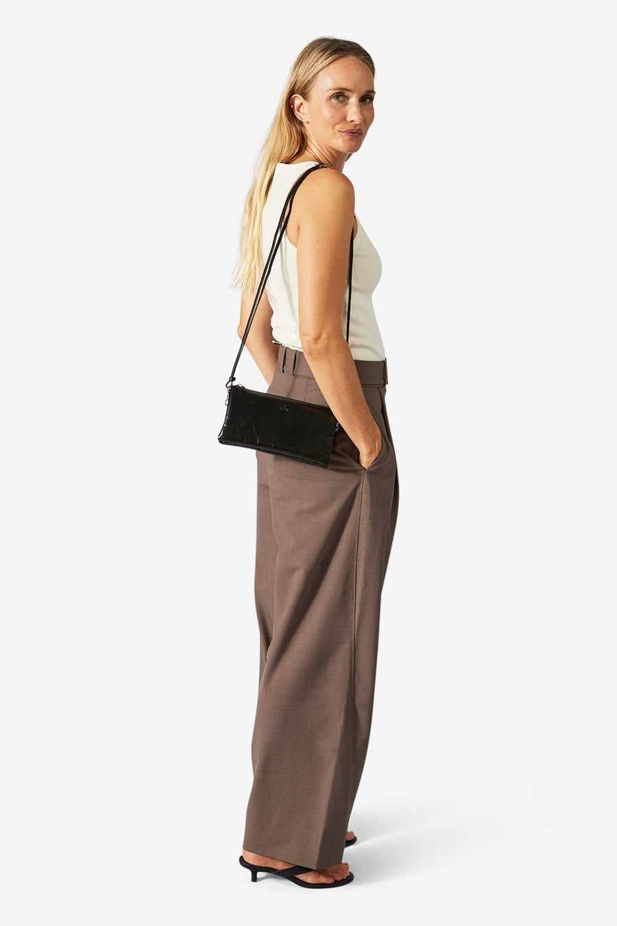 Salerno combi clutch Tine Black - ADAX - Clutches