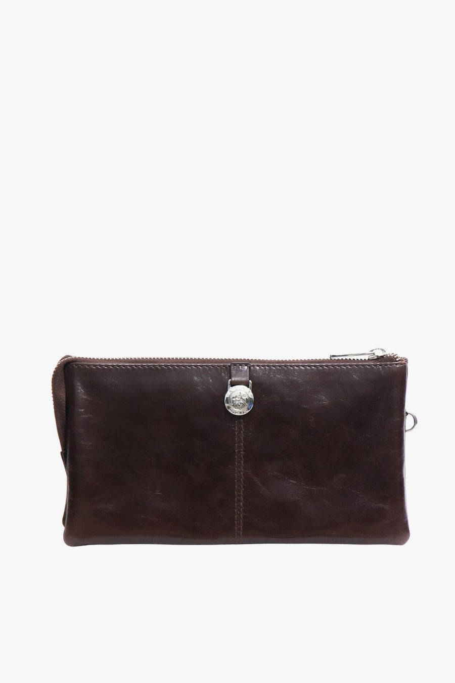 Salerno combi clutch Tine Dark brown - ADAX - Clutches