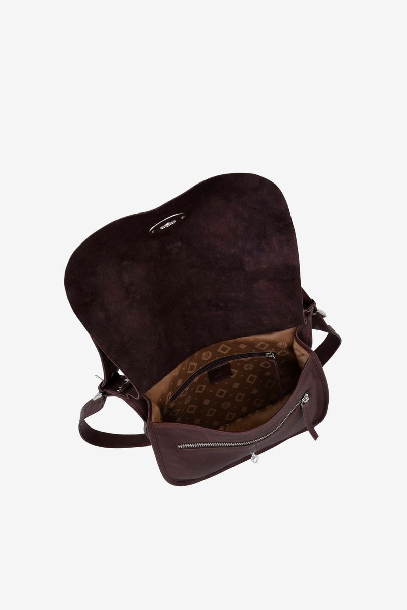 Ravenna shoulder bag Amira Dark brown