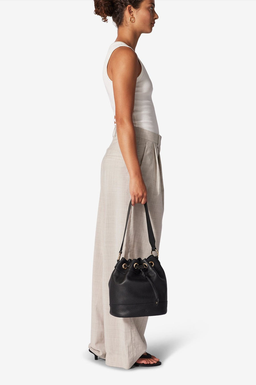 Cormorano bucket bag Elena Black - ADAX - Skuldertasker