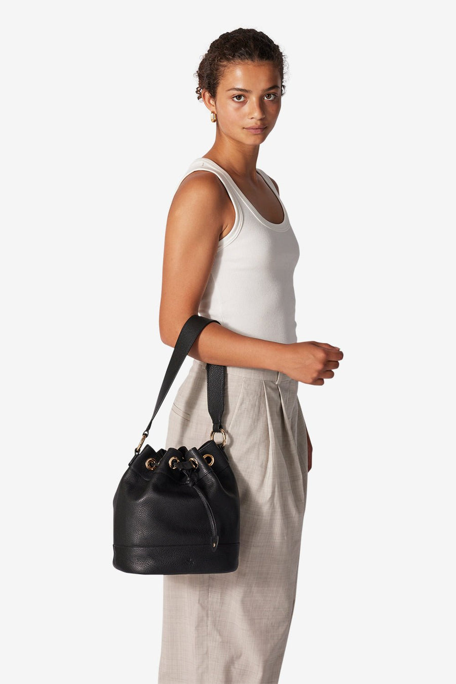 Cormorano bucket bag Elena Black - ADAX - Skuldertasker