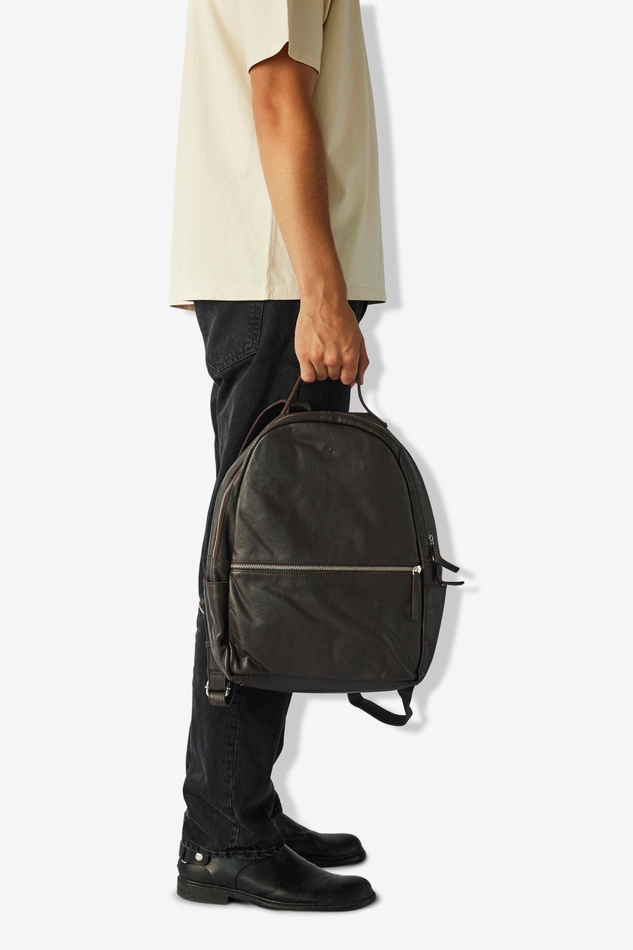 Prato backpack Calvin Dark brown - ADAX - Rygsække