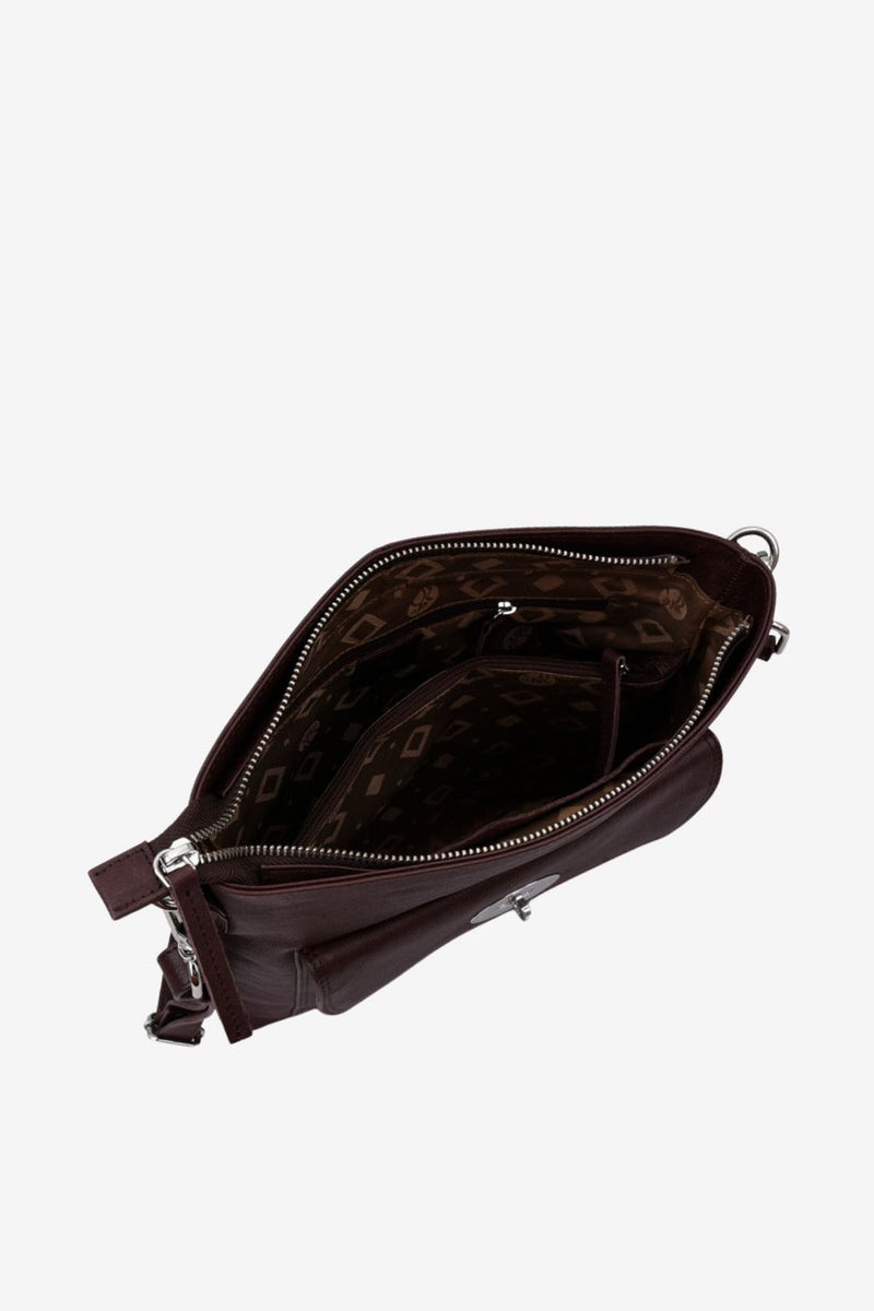 Ravenna crossbody Bianca Dark brown