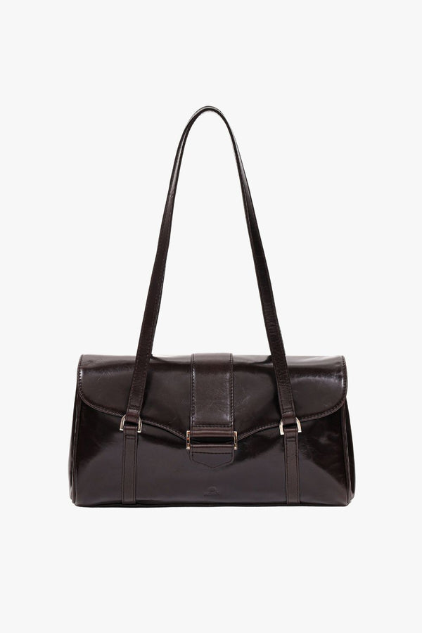 Salerno handbag Megan Dark brown