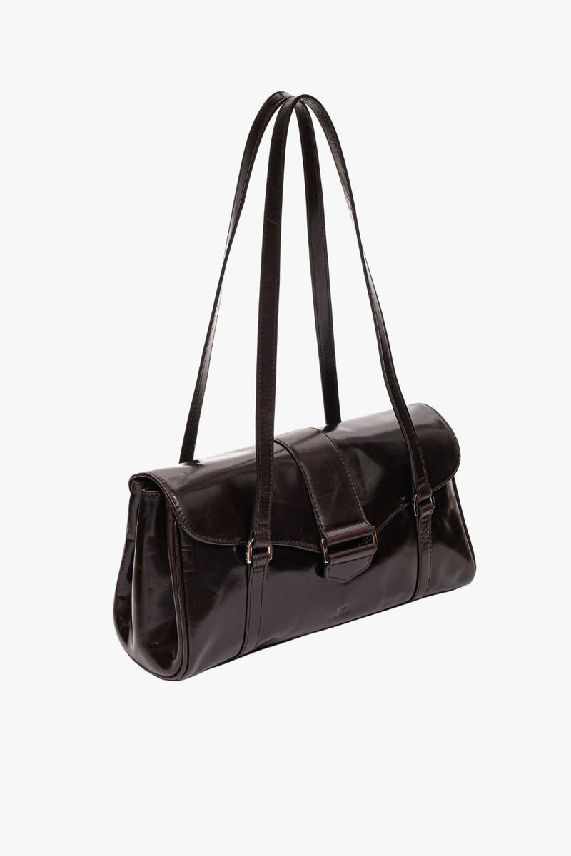 Salerno handbag Megan Dark brown