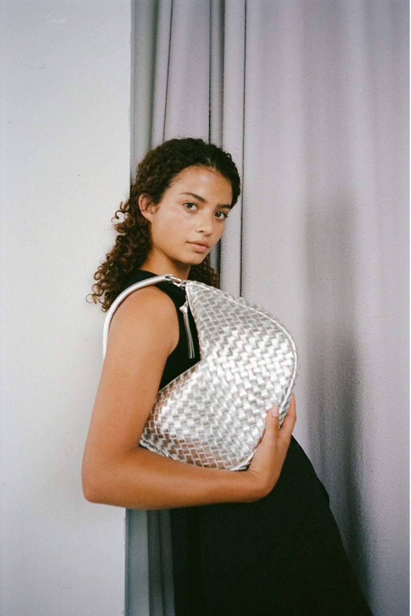 Salerno shoulder bag Marlin Silver - ADAX - Tasker