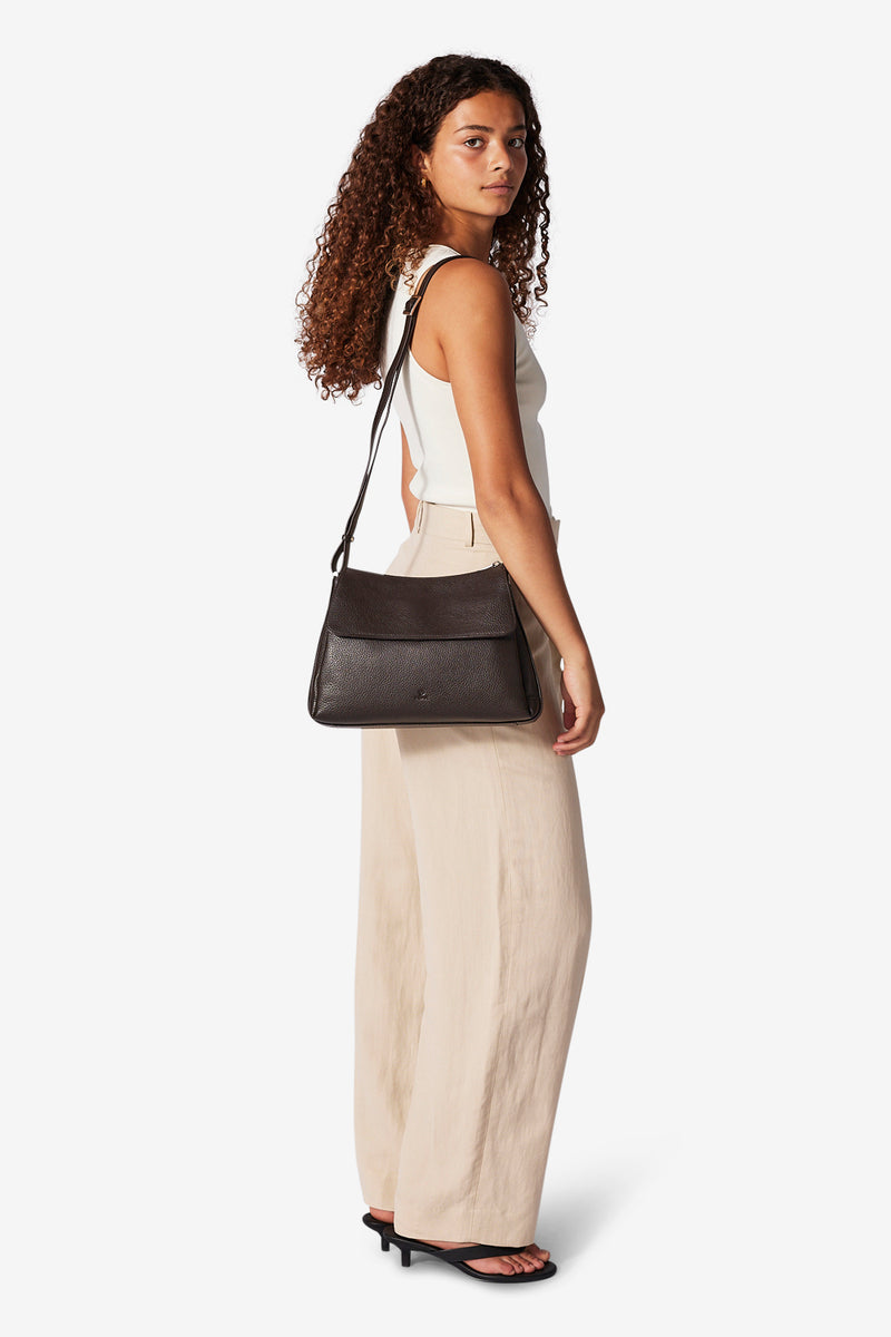 Cormorano shoulder bag Ilsa Dark brown