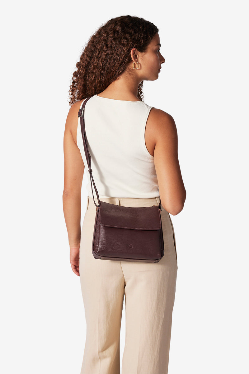 Cormorano shoulder bag Maiken Burgundy