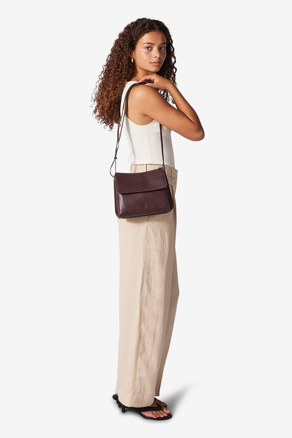 Cormorano shoulder bag Maiken Burgundy