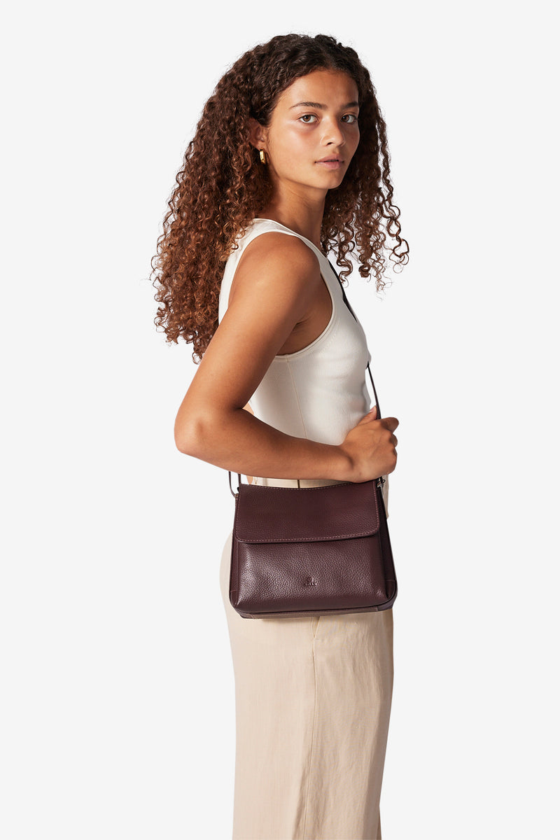 Cormorano shoulder bag Maiken Burgundy