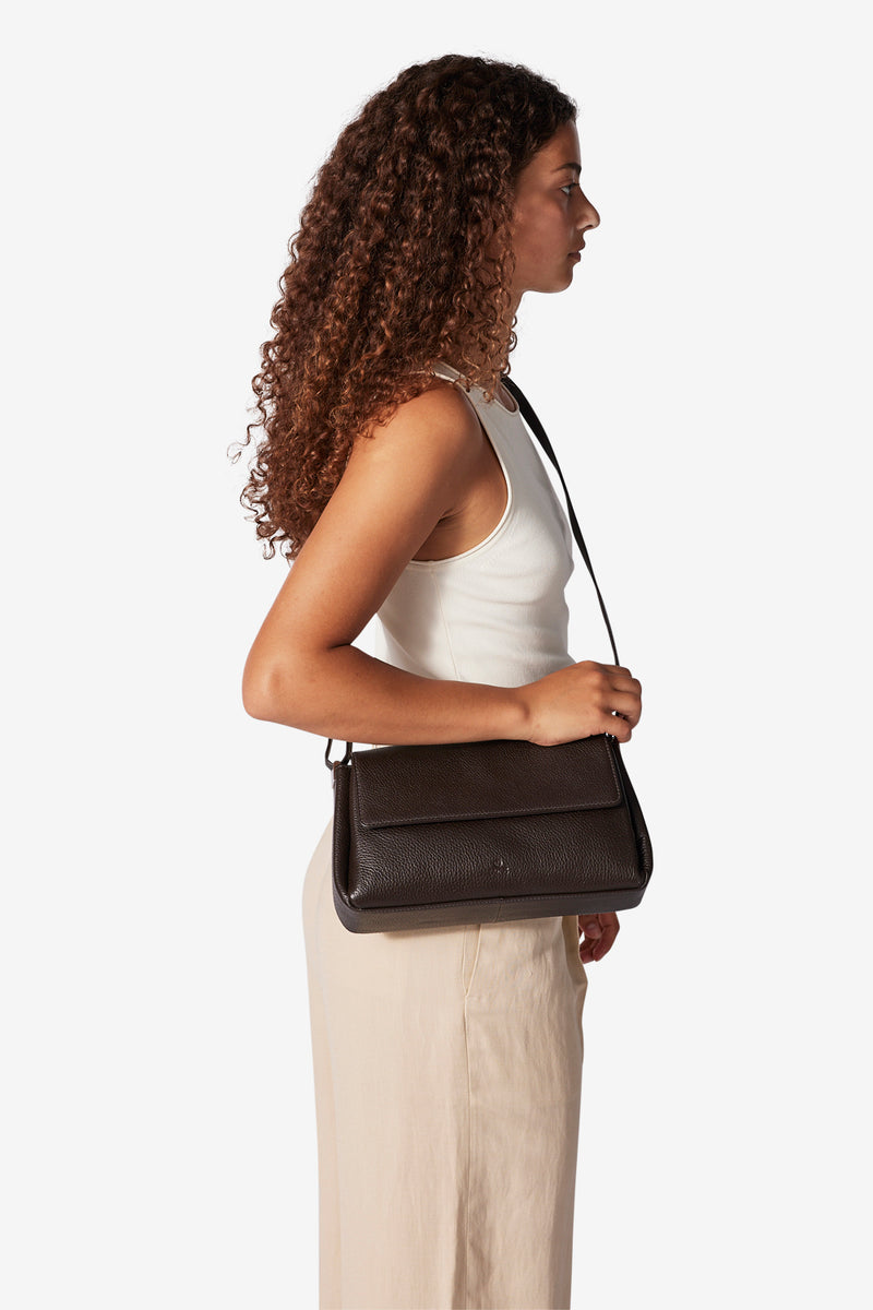 Cormorano shoulder bag Stefanie Dark brown