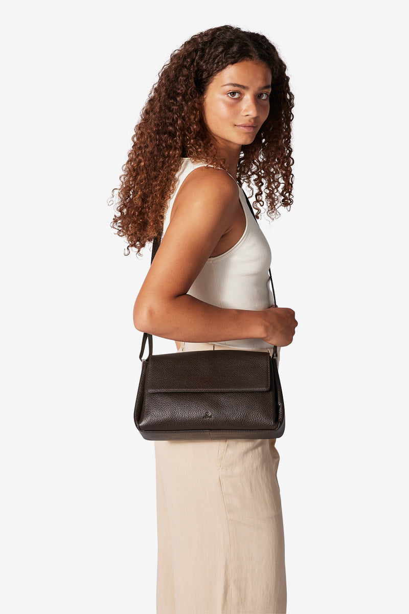 Cormorano shoulder bag Stefanie Dark brown