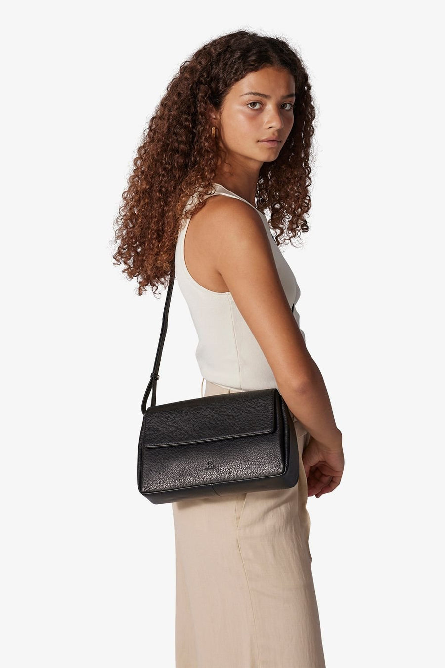 Cormorano shoulder bag Stefanie Black - ADAX - Skuldertasker