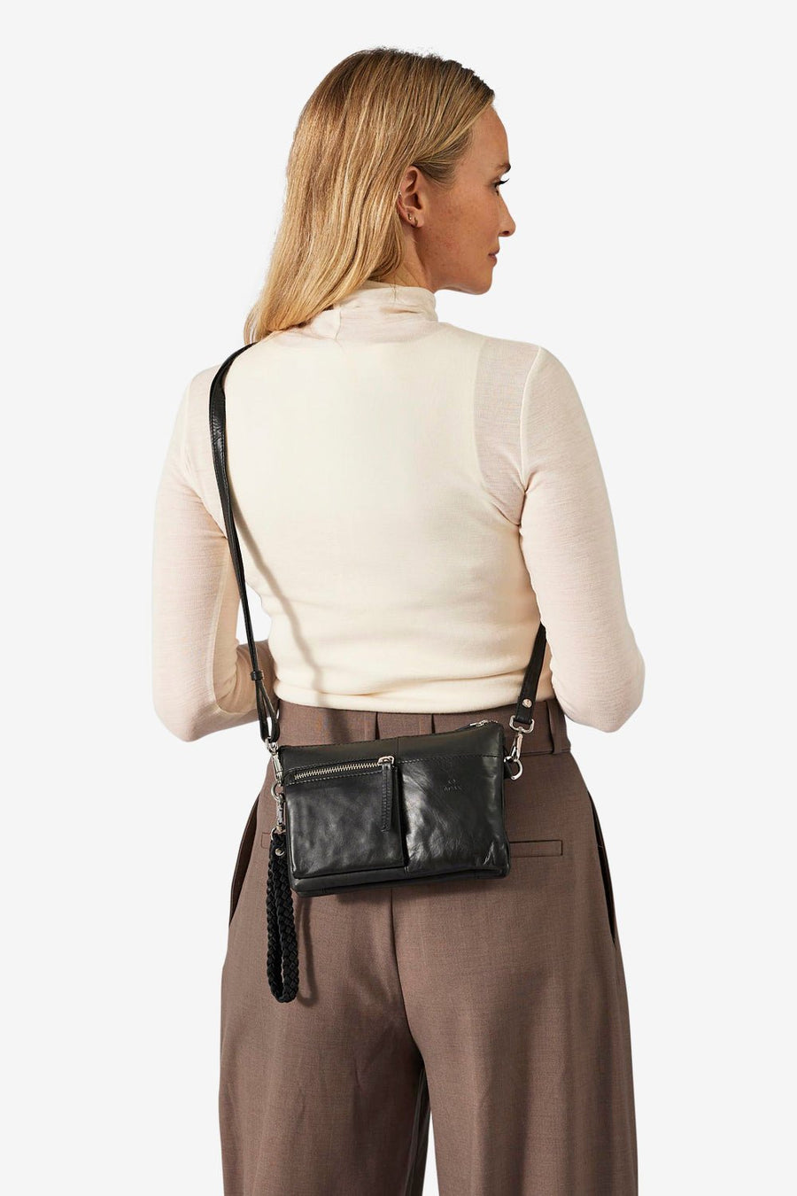 Amalfi shoulder bag Bertina Black - ADAX - Skuldertasker