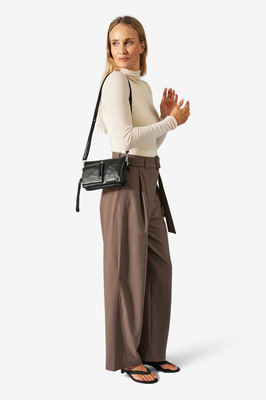 Amalfi shoulder bag Bertina Black - ADAX - Skuldertasker