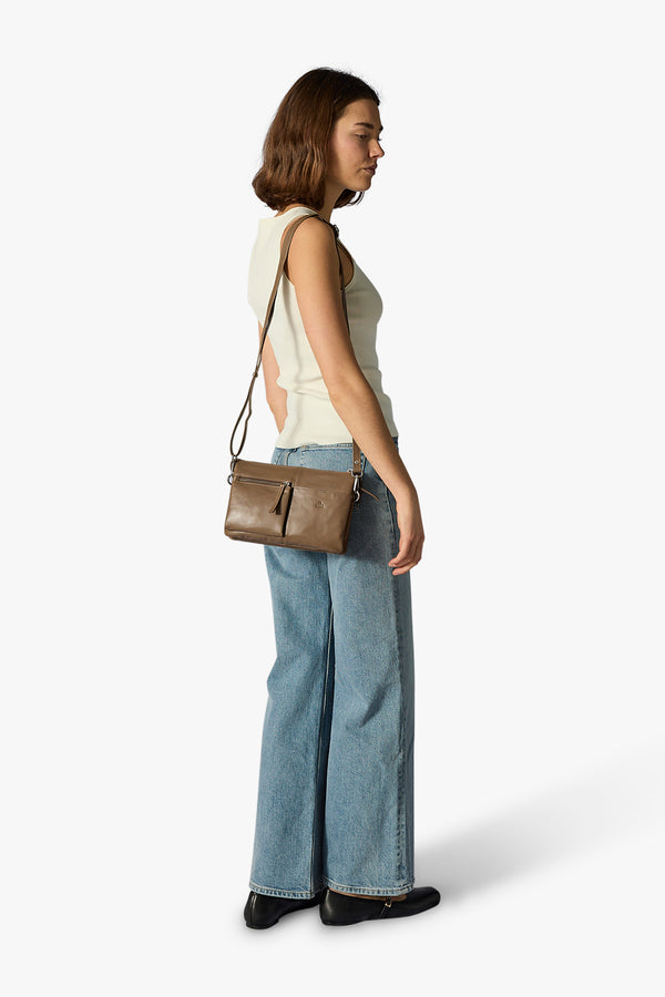 Amalfi shoulder bag Bertina Latte