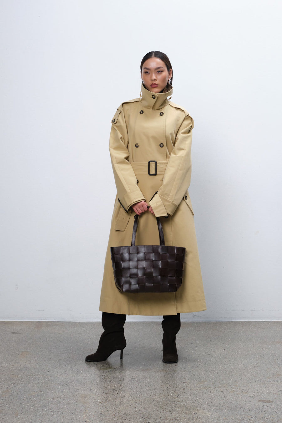 Limona shopper Meike Dark brown - ADAX - Shopper