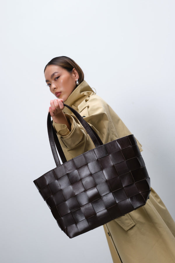 Limona shopper Meike Dark brown