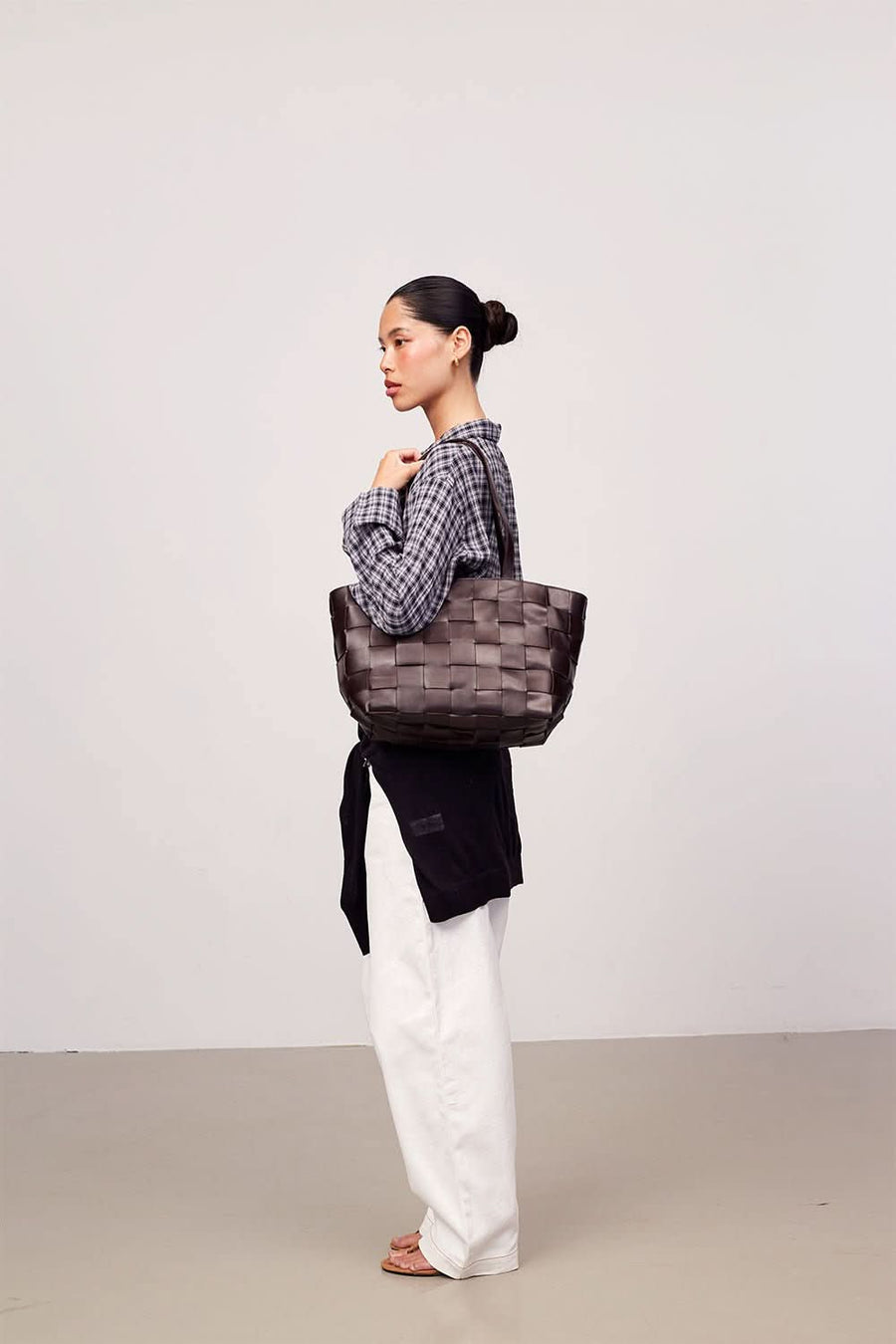 Limona shopper Meike Dark brown - ADAX - Shopper