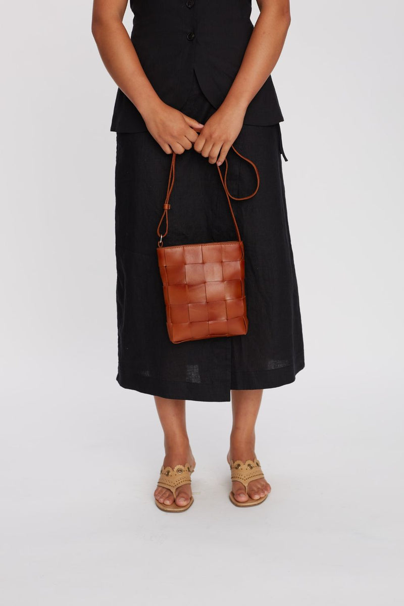 Limona shoulder bag Zelda Chestnut - ADAX - Tasker