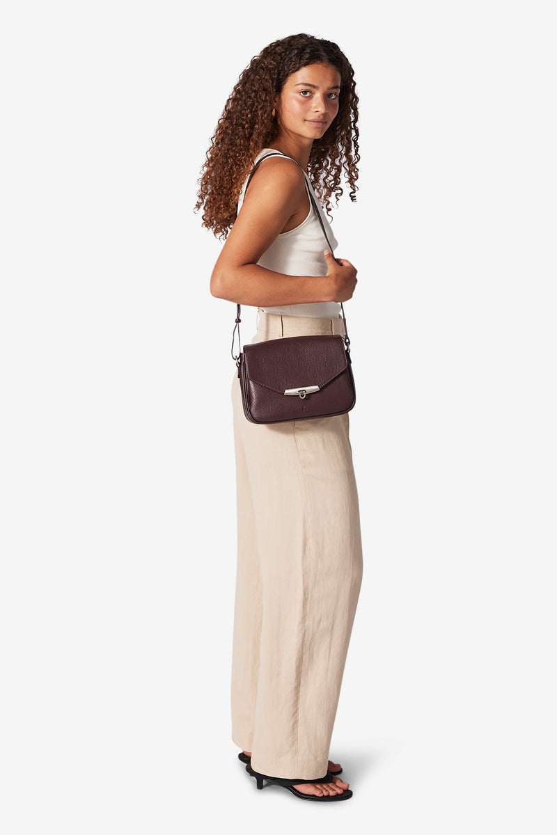 Cormorano shoulder bag Leah Burgundy