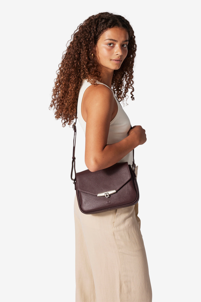 Cormorano shoulder bag Leah Burgundy