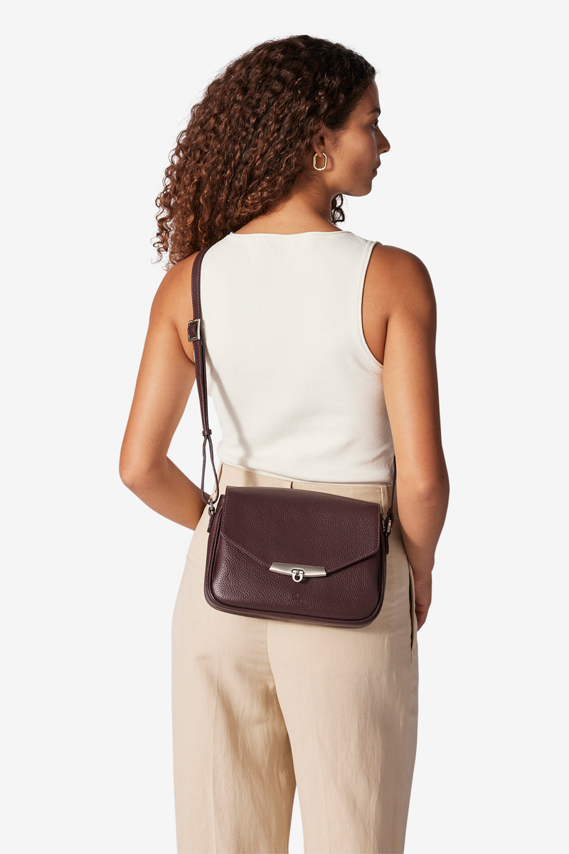 Cormorano shoulder bag Leah Burgundy