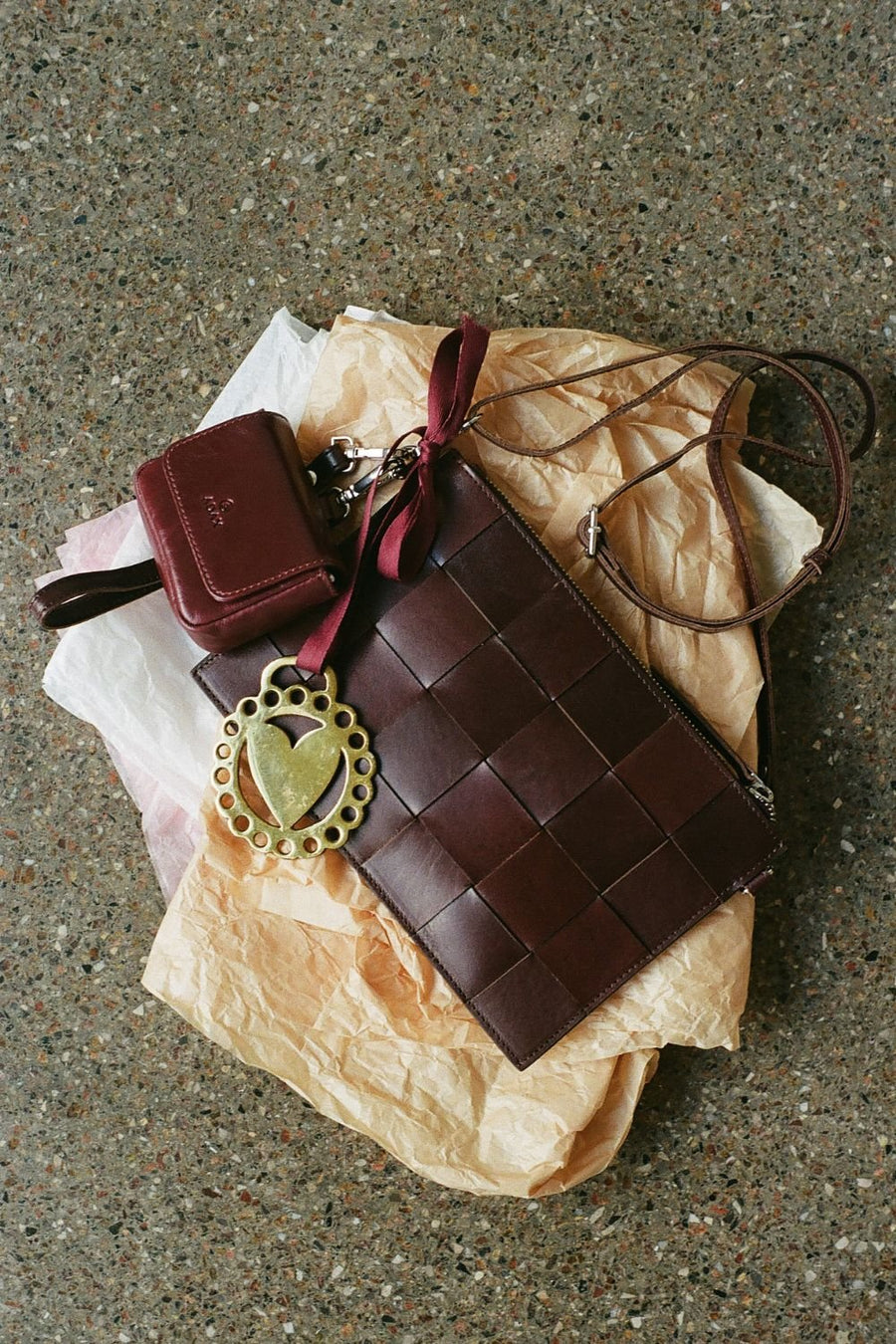 Limona combi clutch Lena Dark brown - ADAX - Clutches