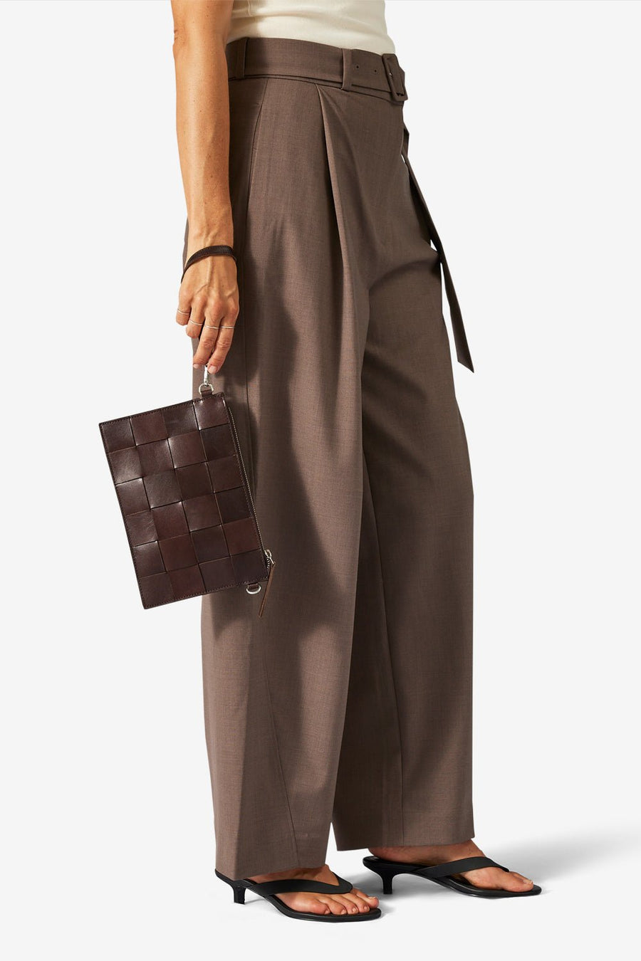 Limona combi clutch Lena Dark brown - ADAX - Clutches