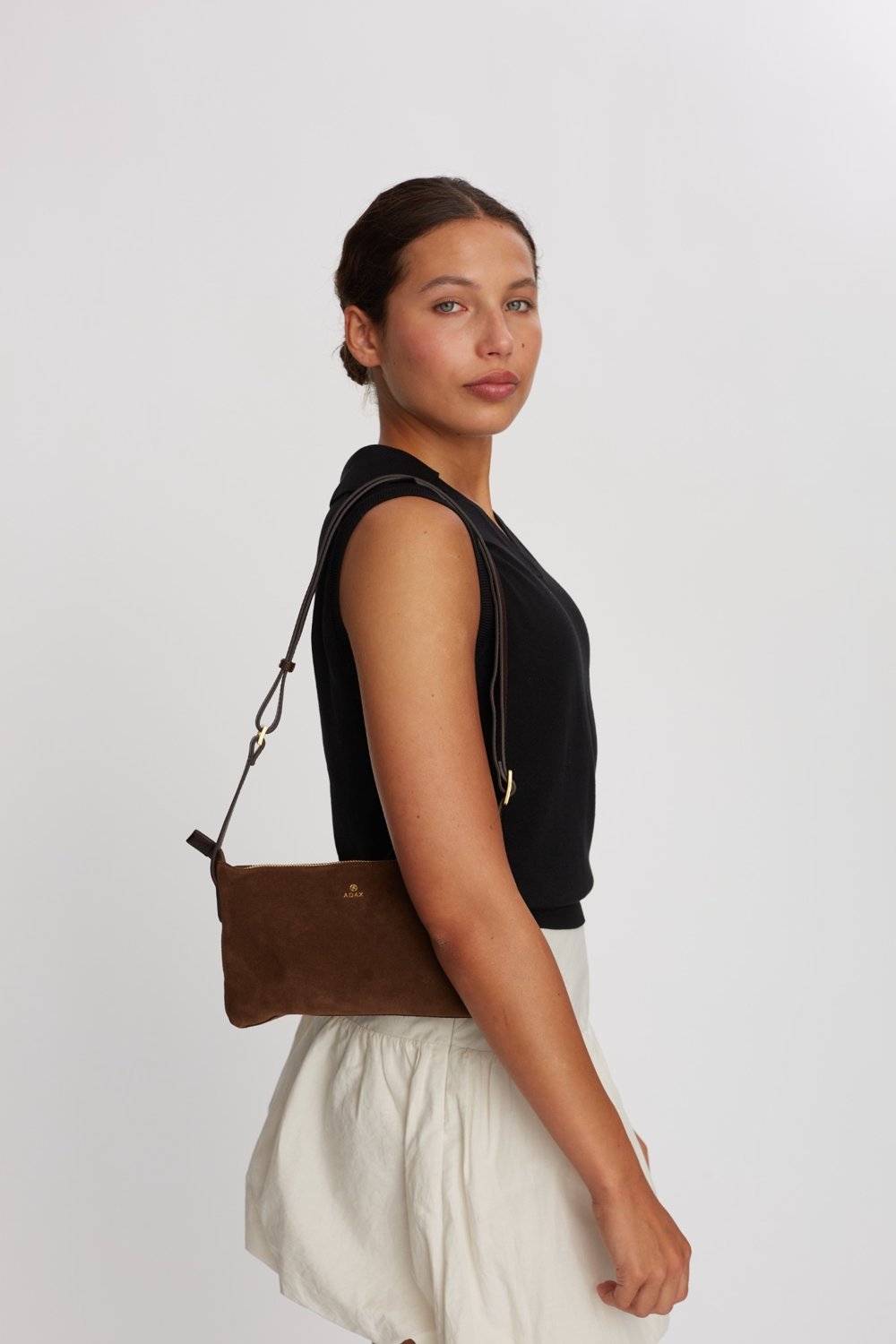 Rozzano shoulder bag Lilly Chocolate – ADAX