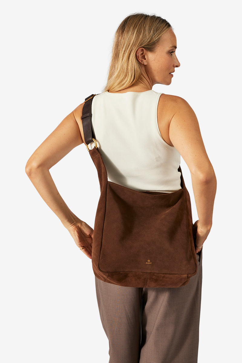 Rozzano shoulder bag Jemma Chocolate