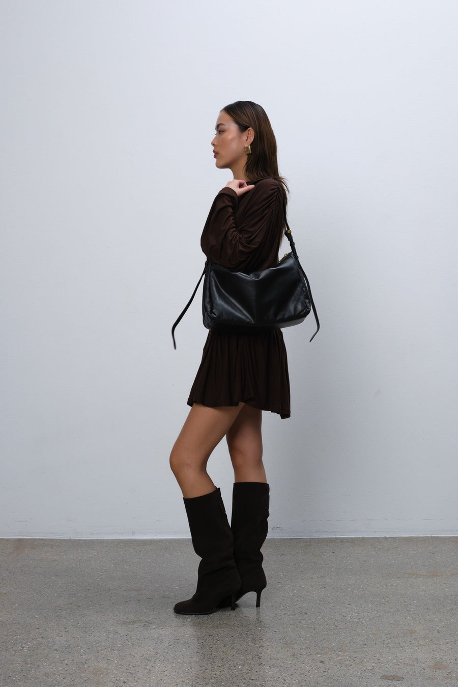 Larissa shoulder bag Luna Black - ADAX - Skuldertasker