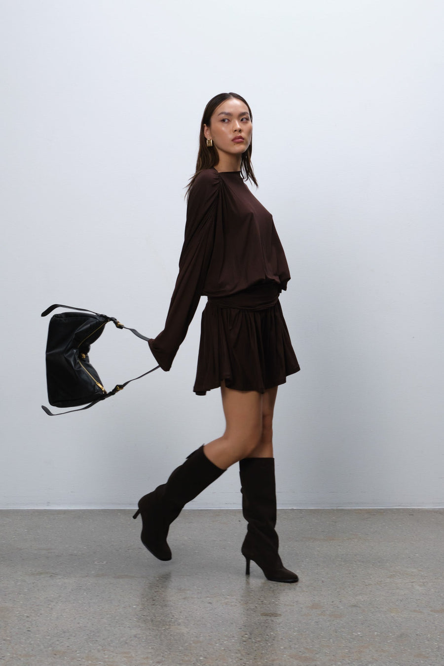 Larissa shoulder bag Luna Black - ADAX - Skuldertasker