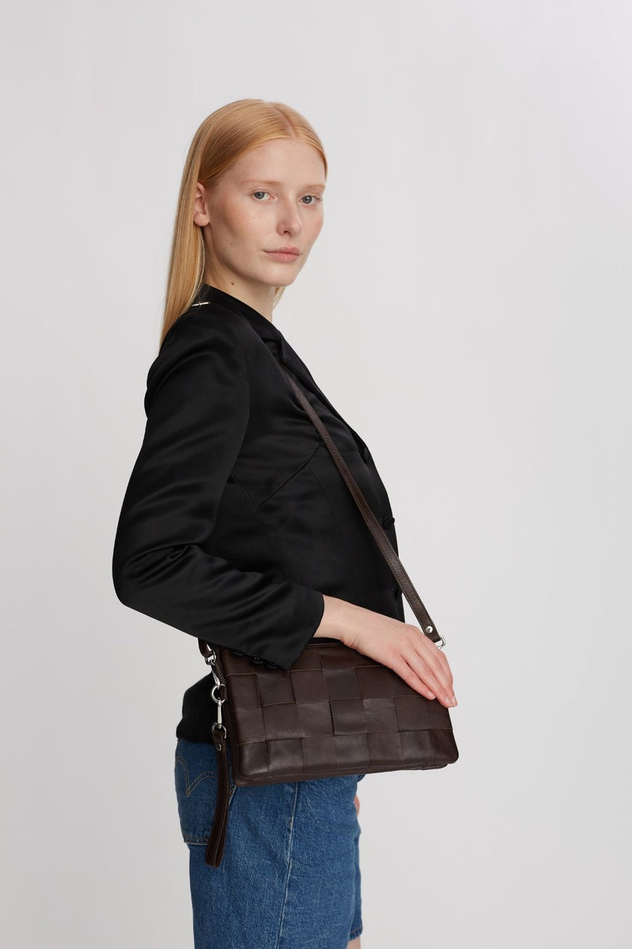 Limona combi clutch Dawn Dark brown - ADAX - Clutches