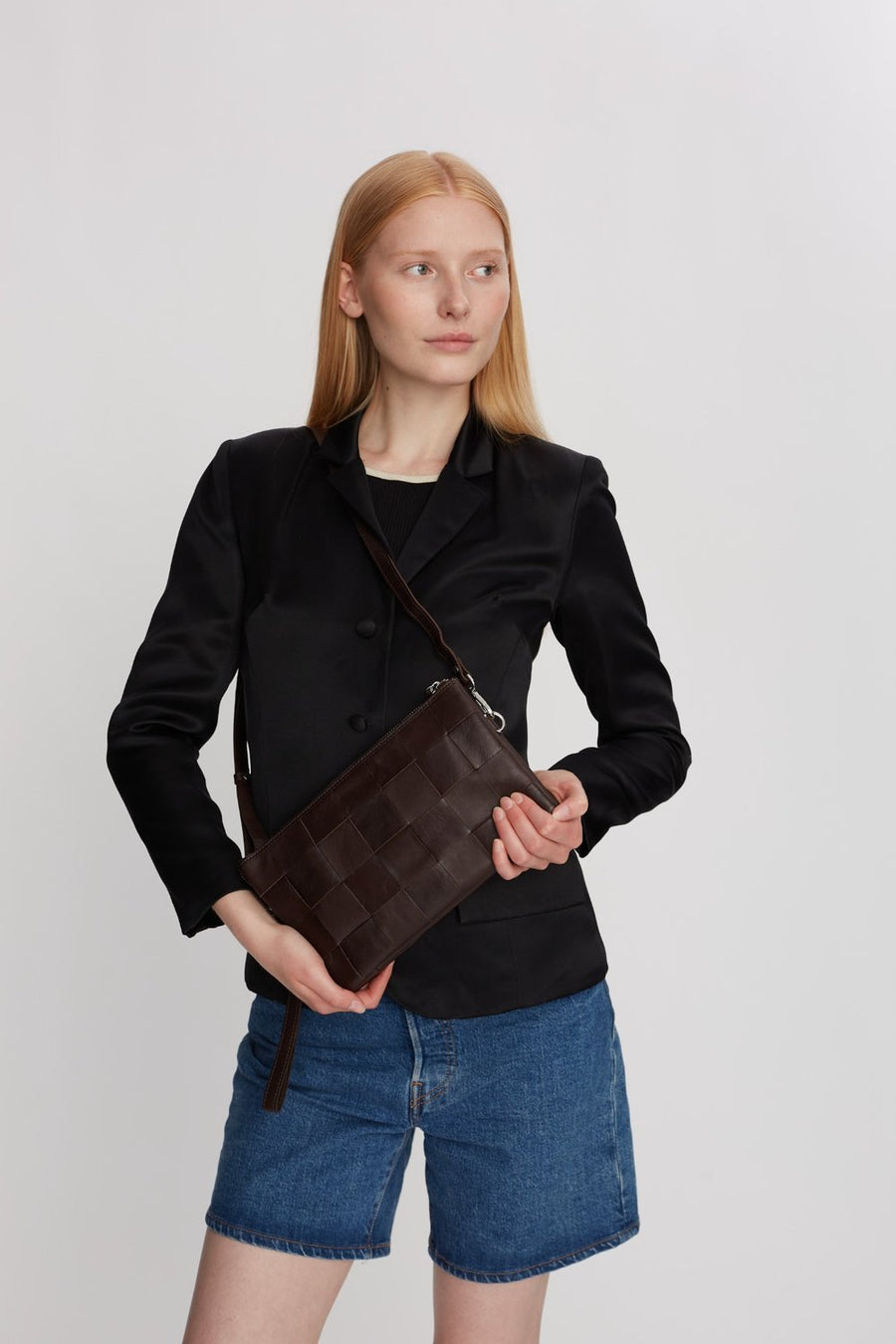 Limona combi clutch Dawn Dark brown - ADAX - Clutches