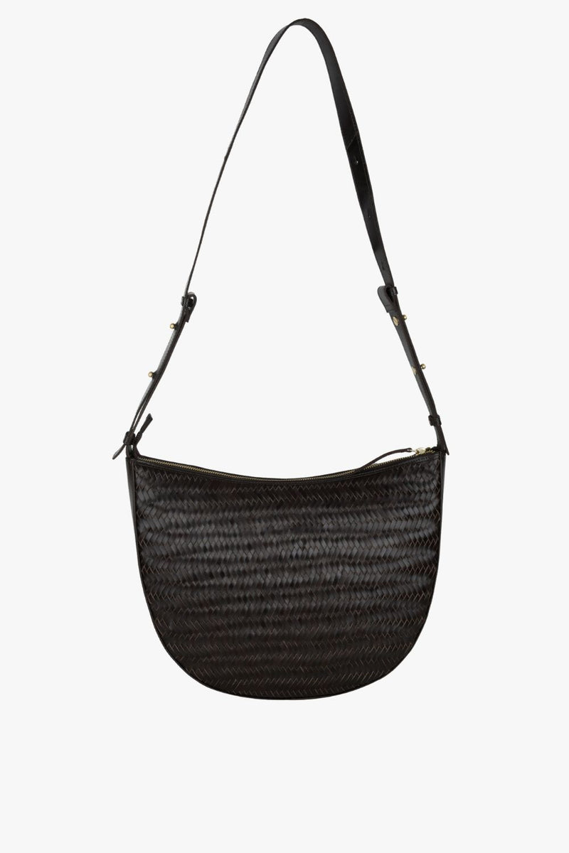 Lucca shoulder bag Jodie Dark brown - ADAX - Skuldertasker