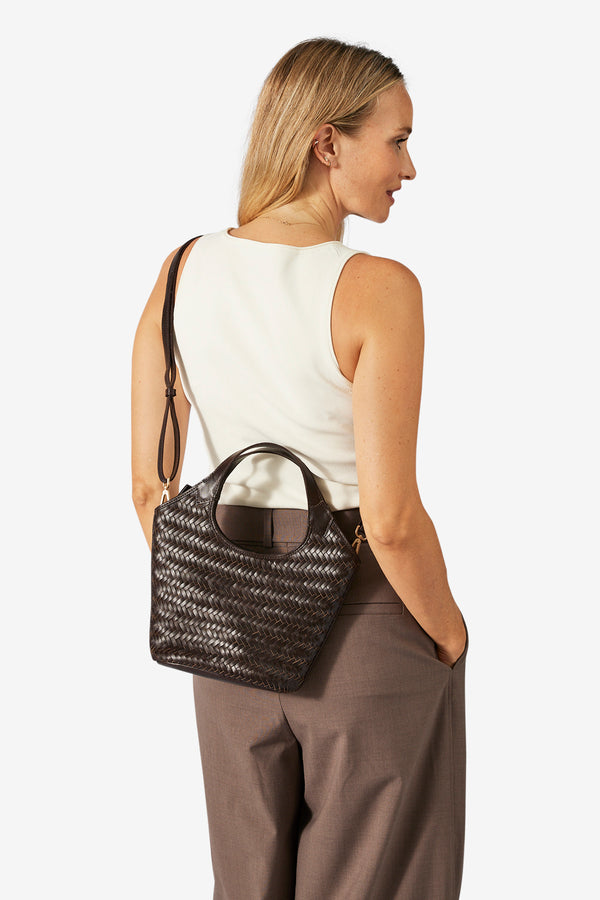 Lucca shoulder bag Lauren Dark brown