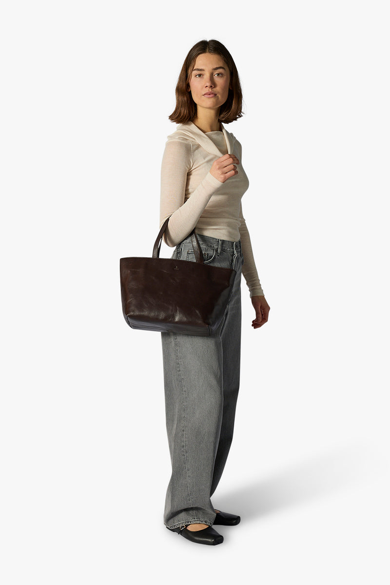 Rivoli shopper Beate Dark brown