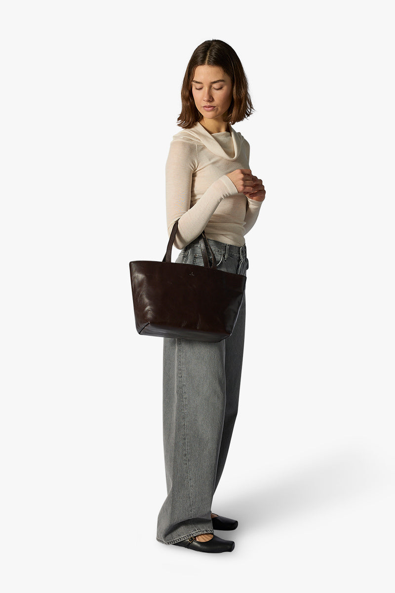 Rivoli shopper Beate Dark brown