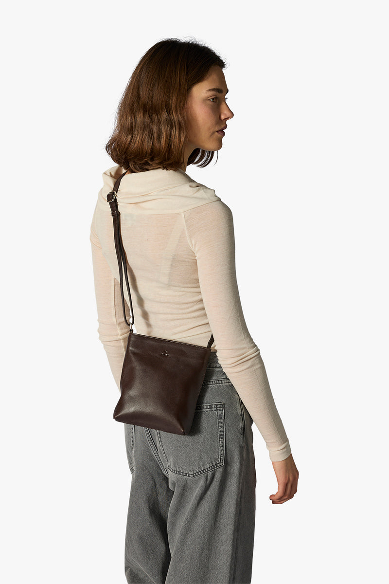 Rivoli mobile bag Daisy Dark brown