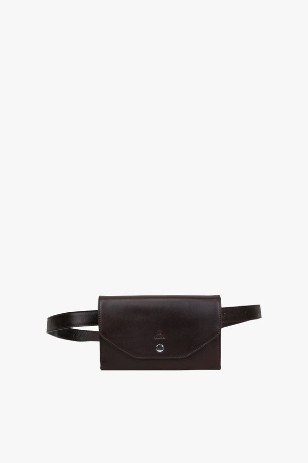 Rivoli belt bag Jade Dark brown