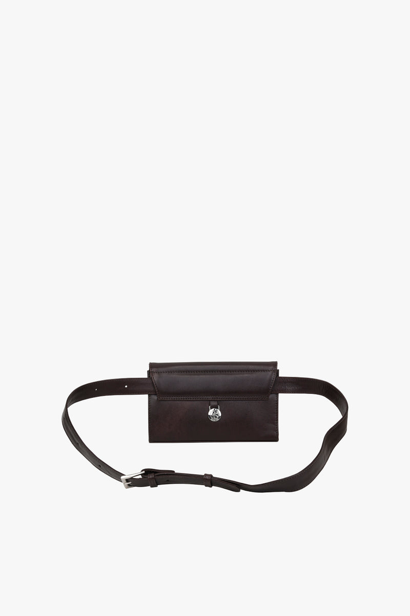 Rivoli belt bag Jade Dark brown