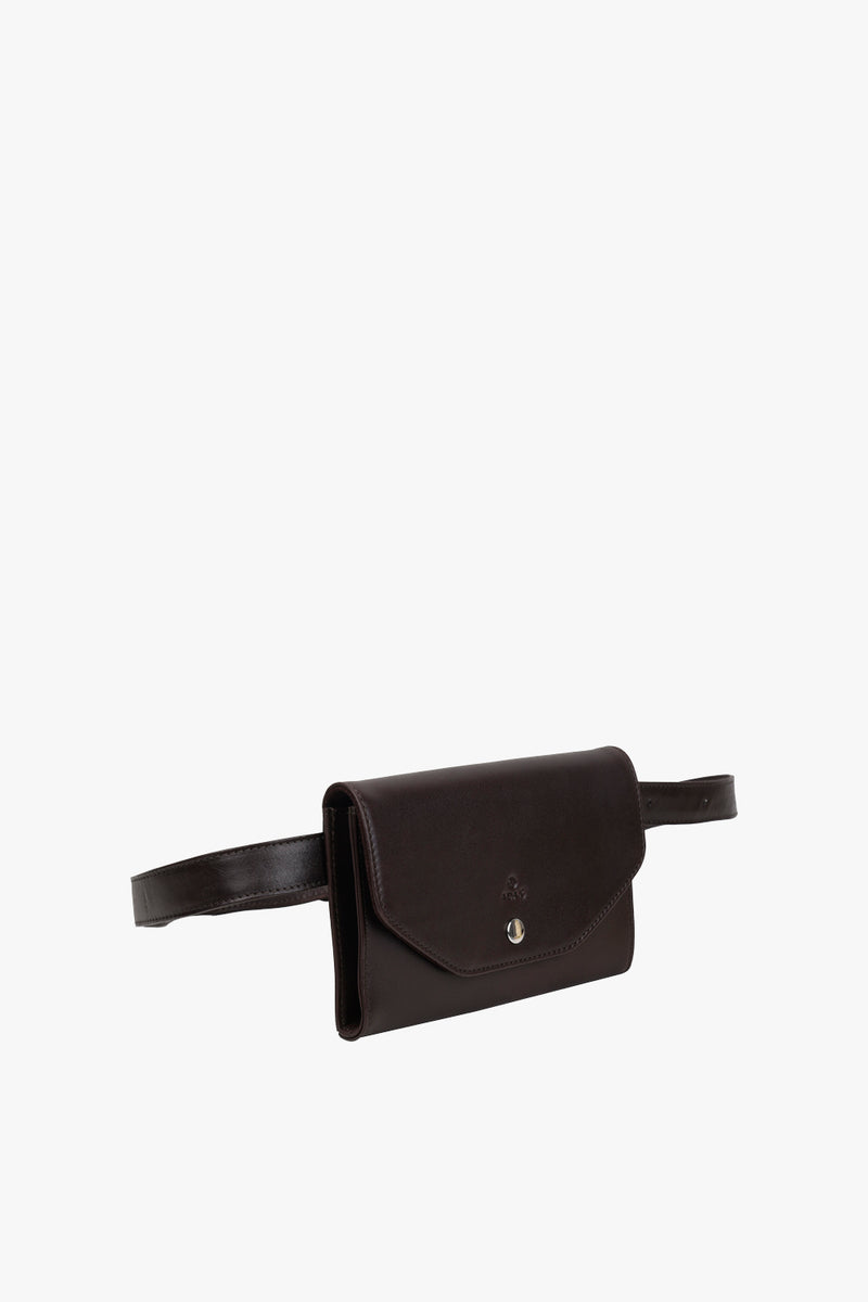 Rivoli belt bag Jade Dark brown