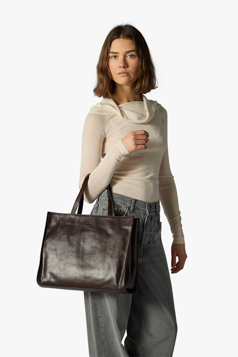 Rivoli handbag Bea Dark brown