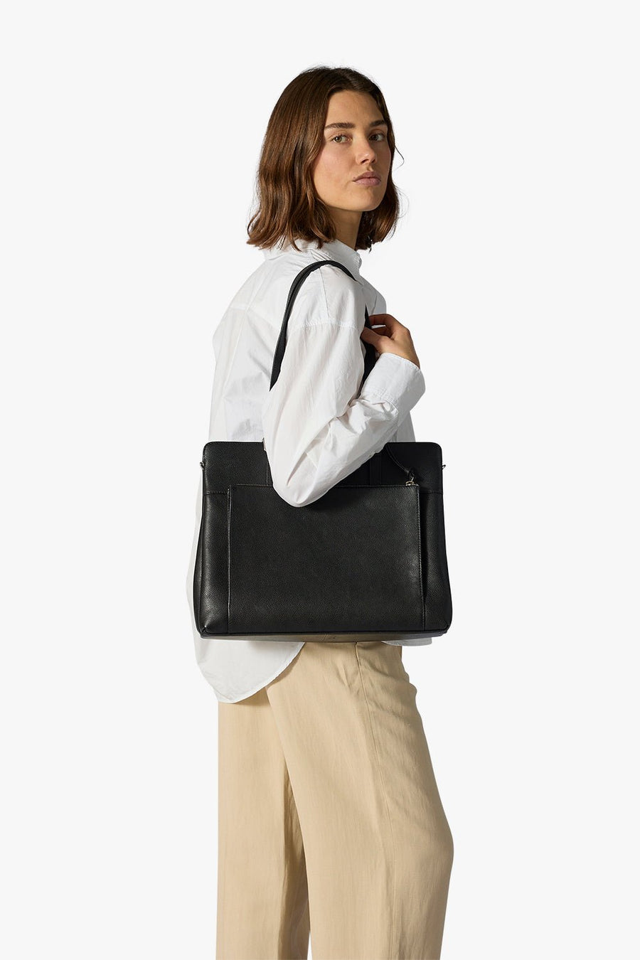 Bergamo working bag Lucca Black - ADAX - Tasker