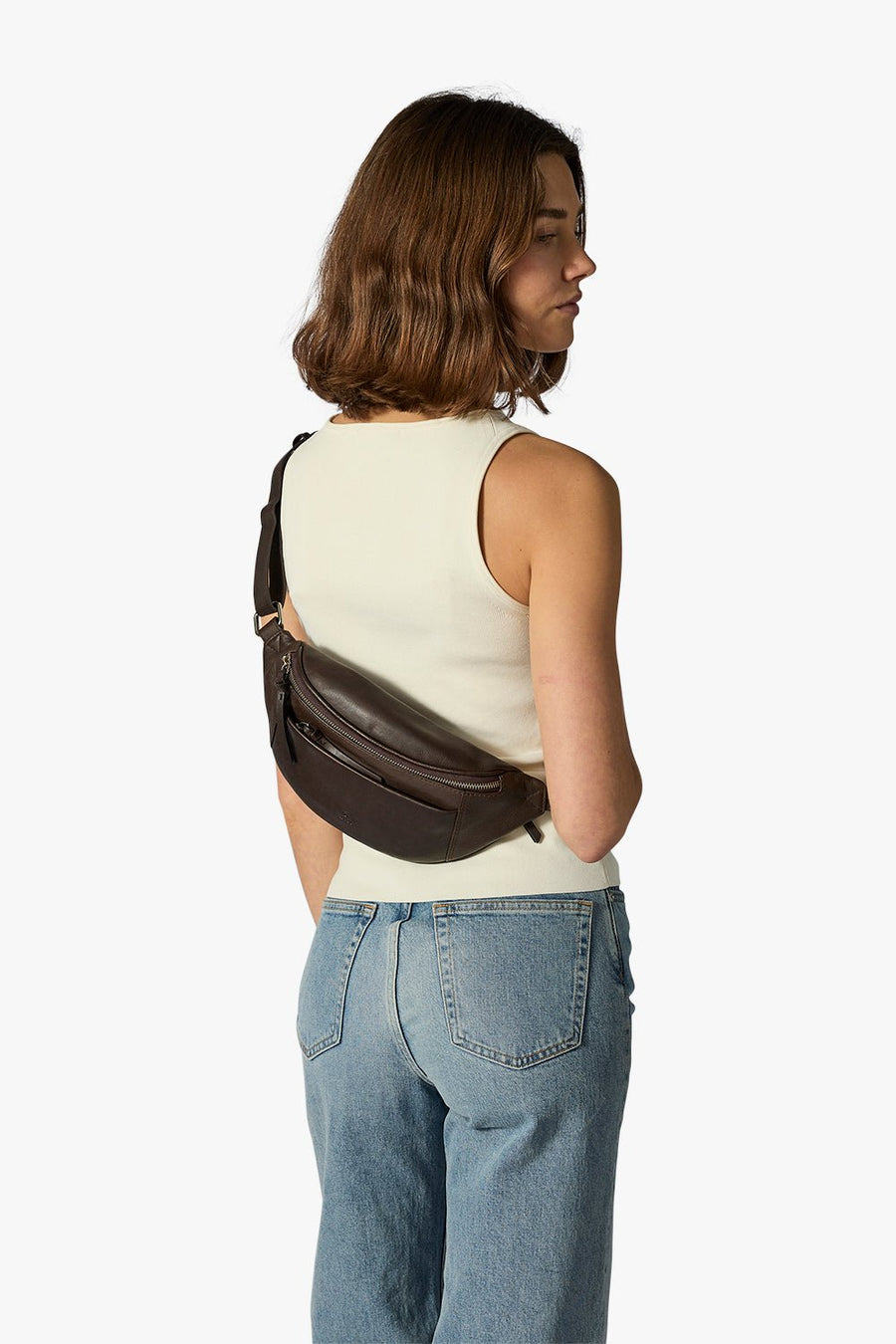 Vittoria bumbag Fenja Dark brown - ADAX - Bumbags